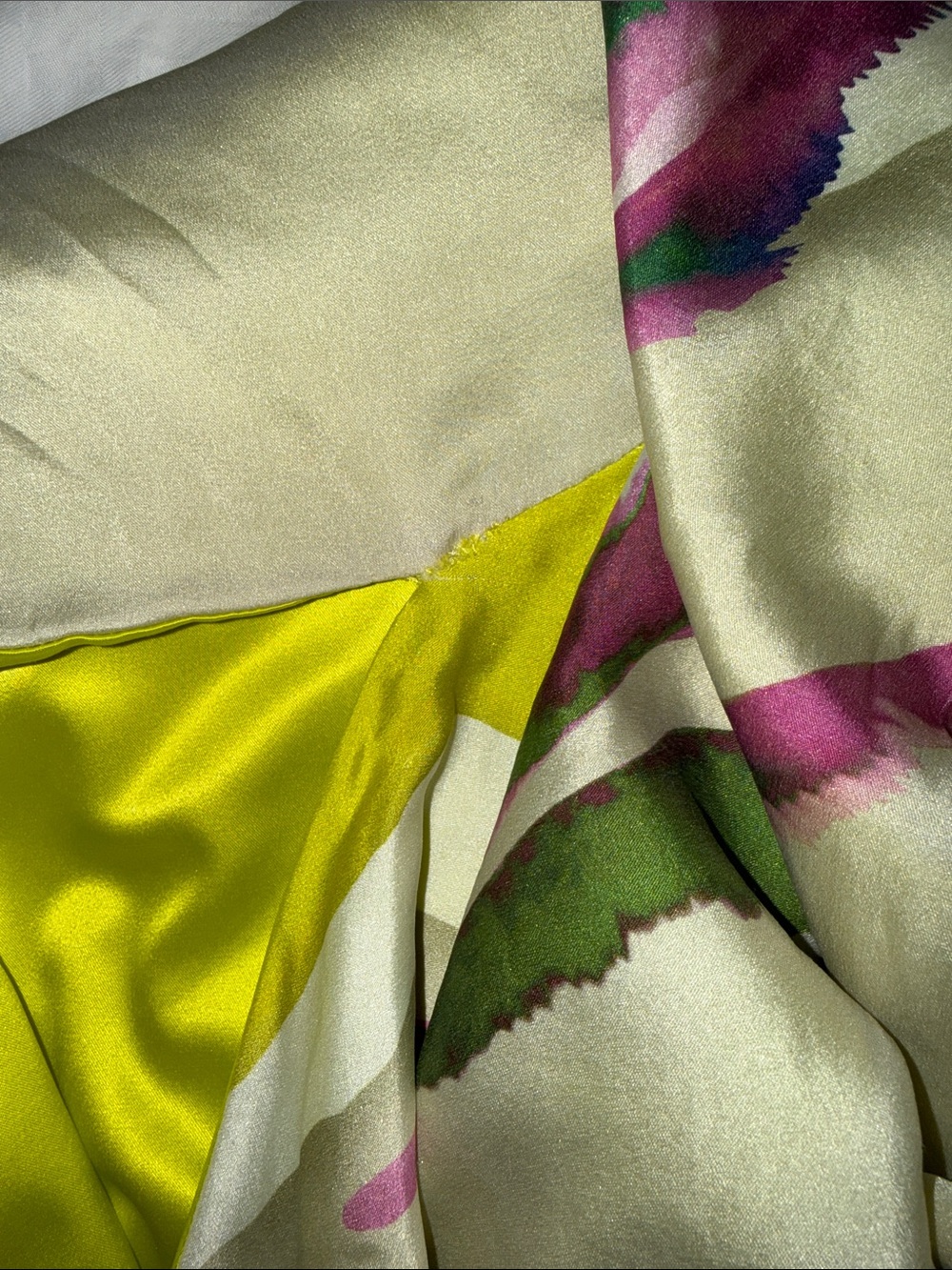 Silvia Tcherassi Chartreuse ‘Sherry’ Silk Gown - Picture 9 of 17